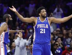 开云官网-76人再胜篮网，恩比德双十表现出色